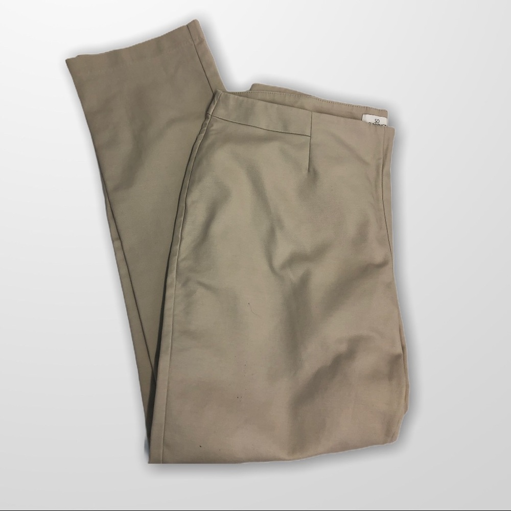 Chico’s So Slimming Side Zip Stretch Pants